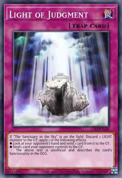 Light of Judgment (Green) - DL12-EN020 - Rare - Unlimited