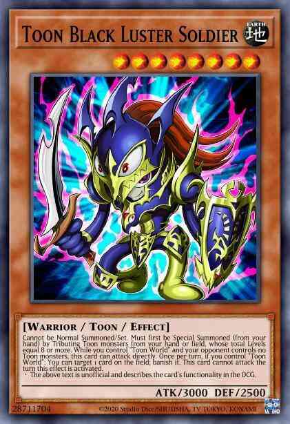 Toon Black Luster Soldier - TOCH-EN001 - Ultra Rare - 1st Edition