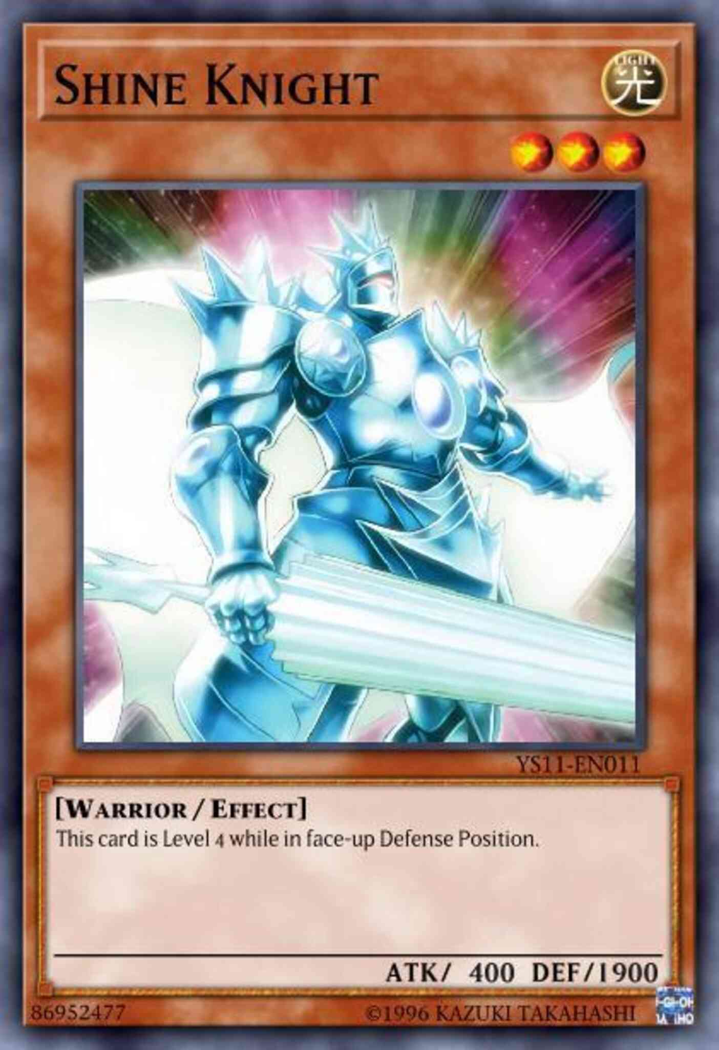 Shine Knight - YS12-EN010 - Common - 1st Edition