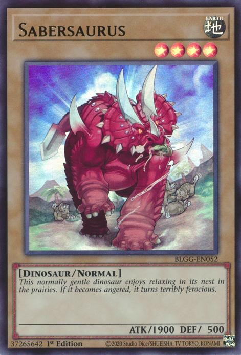 Sabersaurus - BLGG-EN052 - Ultra Rare - 1st Edition