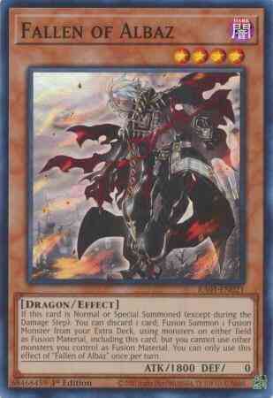 Fallen of Albaz - RA01-EN021 - Super Rare - 1st Edition