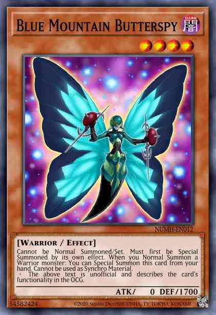 Blue Mountain Butterspy - NUMH-EN012 - Super Rare - Unlimited