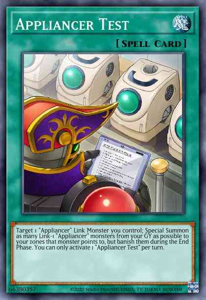Appliancer Test - BLAR-EN044 - Ultra Rare - 1st Edition