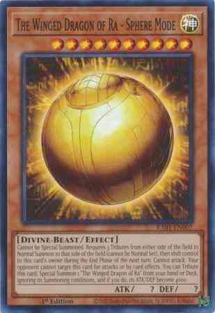 The Winged Dragon of Ra - Sphere Mode - RA01-EN007 - Super Rare - 1st Edition
