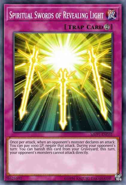 Spiritual Swords of Revealing Light - MVP1-EN031 - Ultra Rare - Unlimited