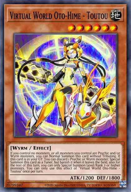 Virtual World Oto-Hime - Toutou - BLVO-EN099 - Super Rare - 1st Edition