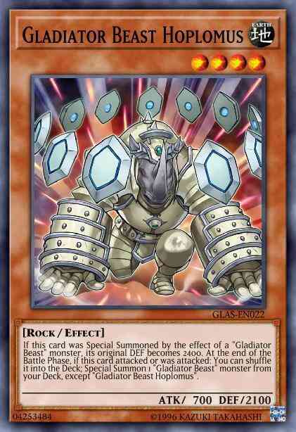 Gladiator Beast Hoplomus - LCGX-EN239 - Secret Rare - Unlimited