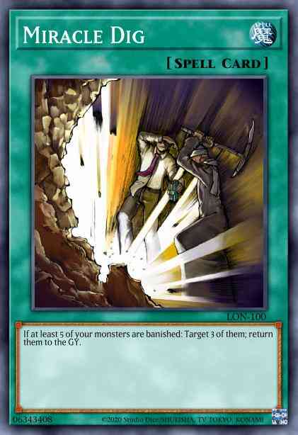 Miracle Dig - LON-100 - Common - 1st Edition