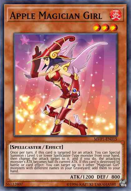 Apple Magician Girl - MVP1-ENG15 - Gold Rare - 1st Edition