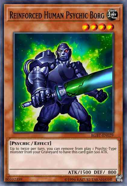 Reinforced Human Psychic Borg - RGBT-EN029 - Super Rare - Unlimited
