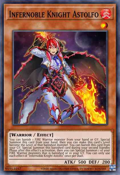 Infernoble Knight Astolfo - ROTD-EN012 - Common - 1st Edition