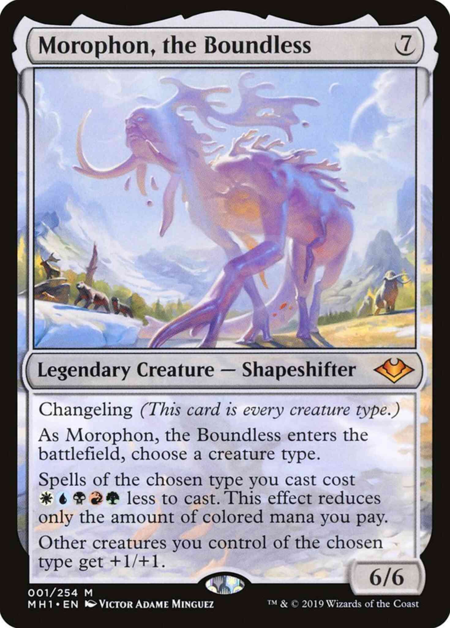 Morophon, the Boundless [1] [Modern Horizons] [Non-Foil] – Face to