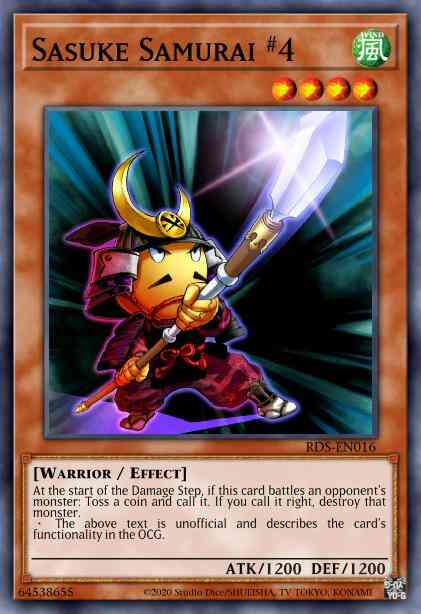 Sasuke Samurai #4 - RDS-EN016 - Ultimate Rare - 1st Edition