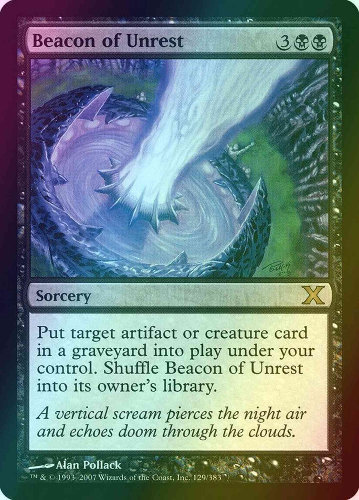 Beacon of Unrest [129] [Tenth Edition] [Foil] – Face to Face Games