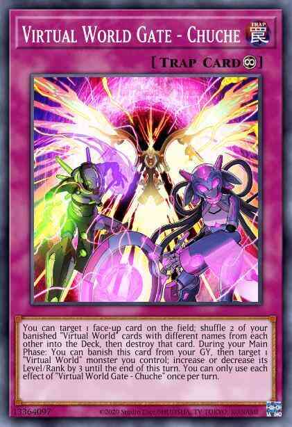 Virtual World Gate - Chuche - PHRA-EN072 - Super Rare - 1st Edition