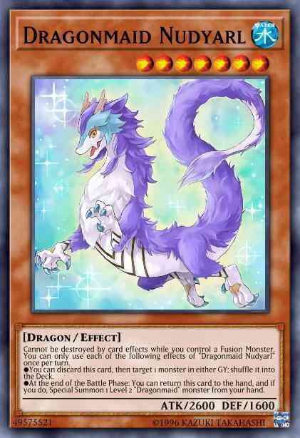 Dragonmaid Nudyarl - MYFI-EN017 - Secret Rare - 1st Edition