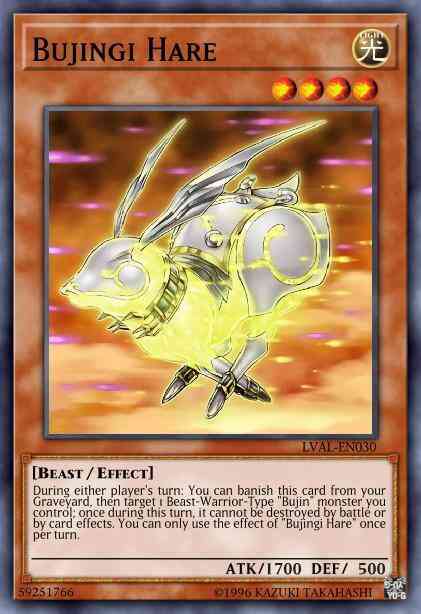 Bujingi Hare - LVAL-EN030 - Super Rare - Unlimited
