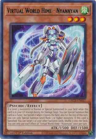 Virtual World Hime - Nyannyan - GRCR-EN047 - Rare - 1st Edition