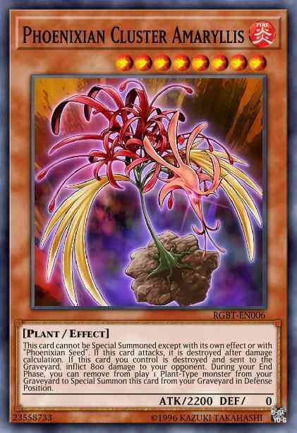 Phoenixian Cluster Amaryllis - RGBT-EN006 - Super Rare - 1st Edition
