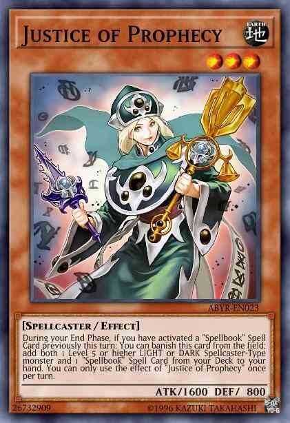 Justice of Prophecy - ABYR-EN023 - Rare - 1st Edition