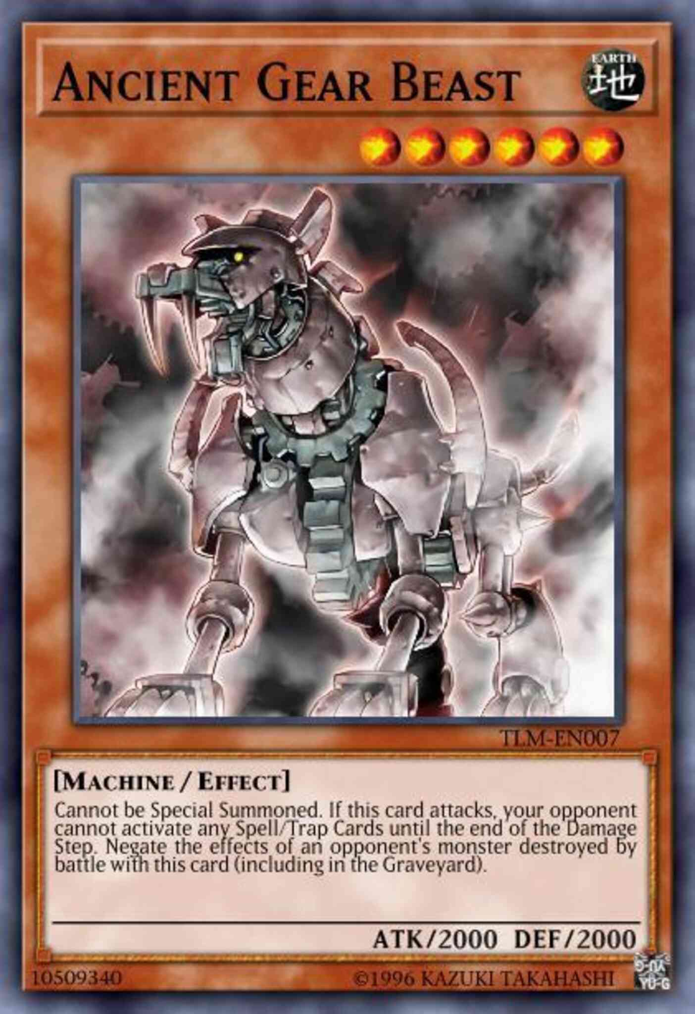 Ancient Gear Beast - TLM-EN007 - Ultimate Rare - Unlimited