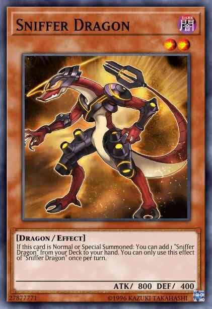 Sniffer Dragon - SP18-EN026 - Starfoil Rare - 1st Edition