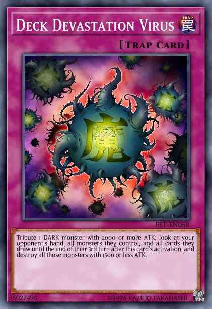 Deck Devastation Virus - FET-EN058 - Super Rare - 1st Edition