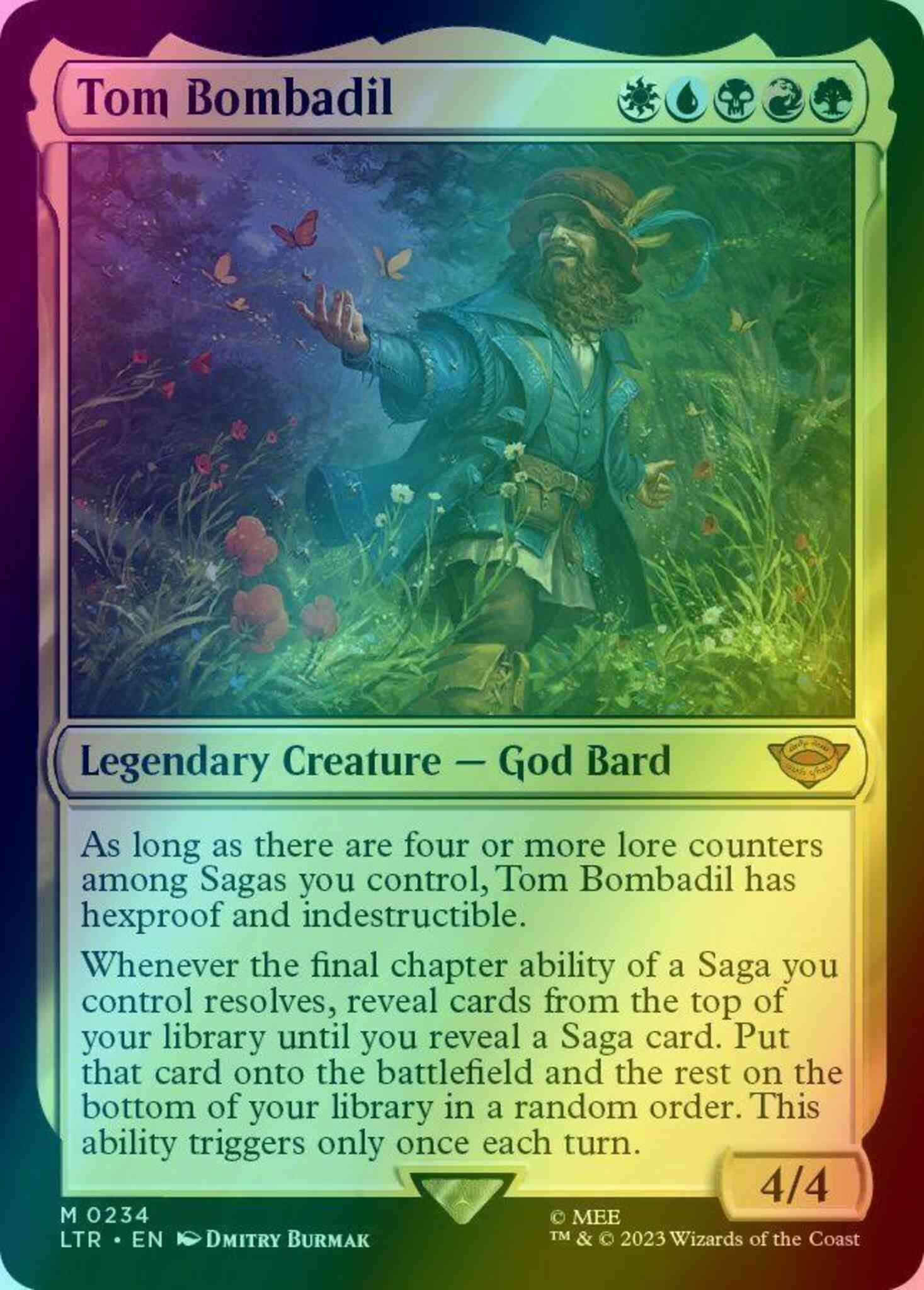 tom bombadil card mtg Tom Bombadil [234] [The Lord of the Rings: Tales of Middle-earth] [Foil] –  Face to Face Games
