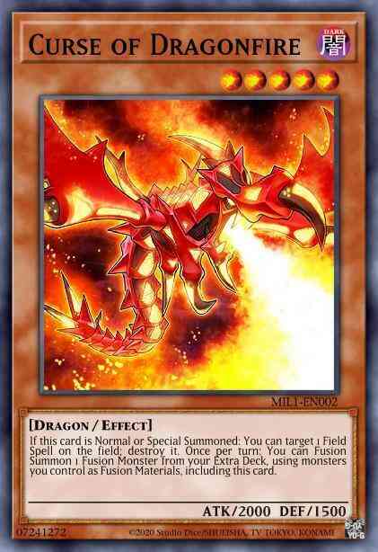 Curse of Dragonfire - MIL1-EN002 - Ultra Rare - 1st Edition