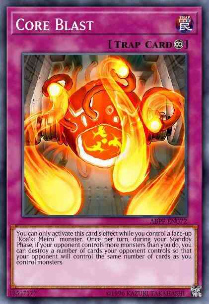 Core Blast - ABPF-EN072 - Rare - 1st Edition