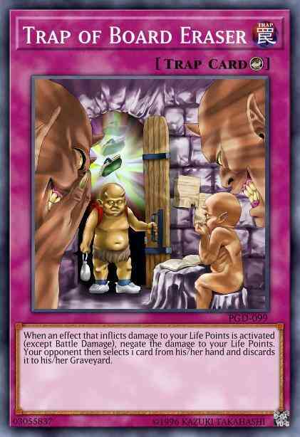 Trap of Board Eraser - PGD-099 - Super Rare - 1st Edition