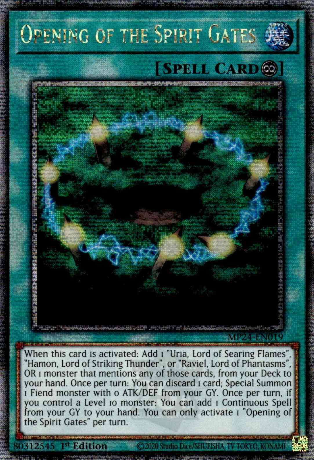 Opening of the Spirit Gates - MP24-EN019 - Quarter Century Secret Rare - 1st Edition