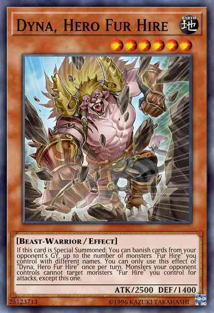 Dyna, Hero Fur Hire - MP19-EN251 - Common - 1st Edition