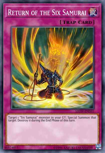Return of the Six Samurai - GLD2-EN049 - Common - Limited