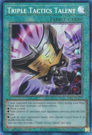 Triple Tactics Talent - RA01-EN063 - Prismatic Collector's Rare - 1st Edition