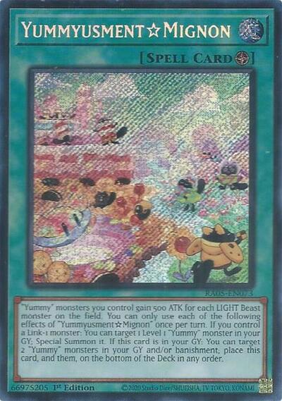 YummyusmentAcroquey - RA05-EN073 - Secret Rare - 1st Edition