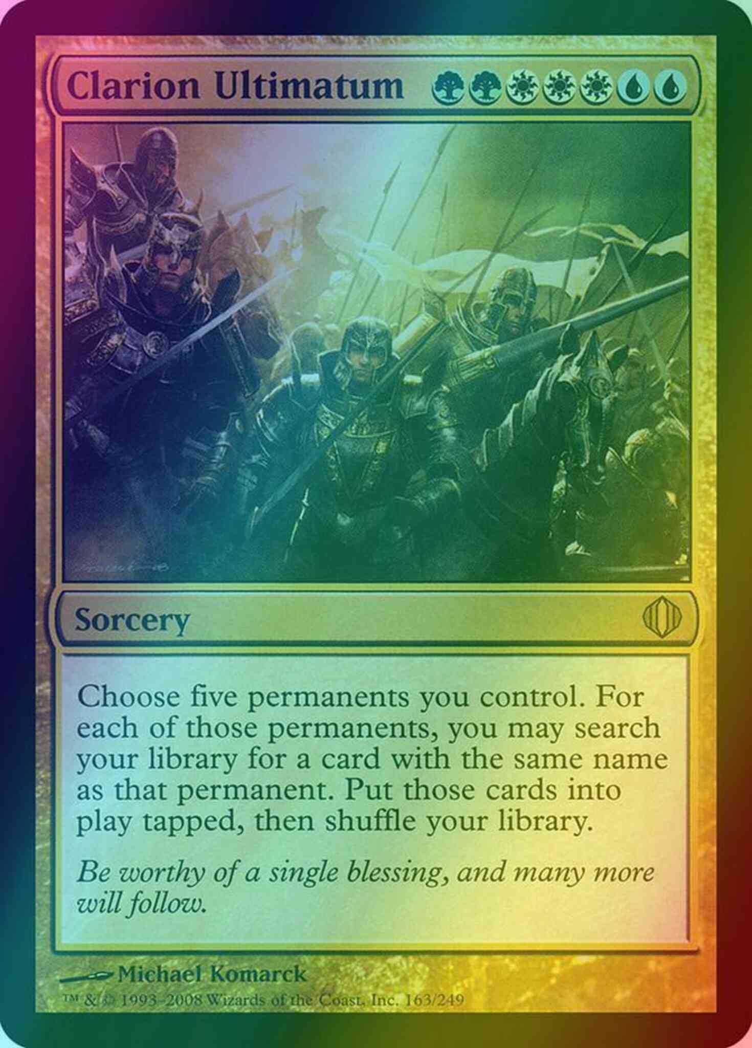 all ultimatum cards mtg Clarion Ultimatum [163] [Shards Of Alara] [Foil] – Face to Face Games