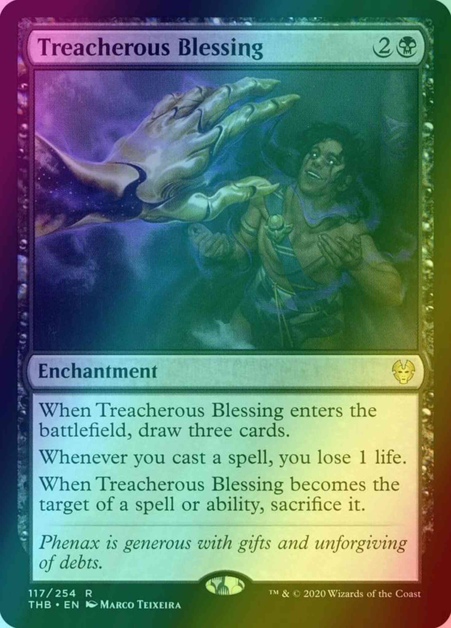 Treacherous Blessing [117] [Theros Beyond Death] [Foil] – Face to Face Games