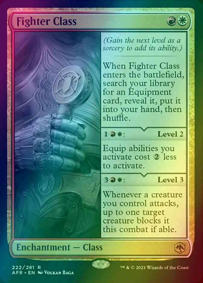mtg forgotten realms class cards Fighter [222] [Adventures in the Realms] [Foil] – Face to Face Games you will receive a card in the same listed condition. Magic The Gathering - Adventures