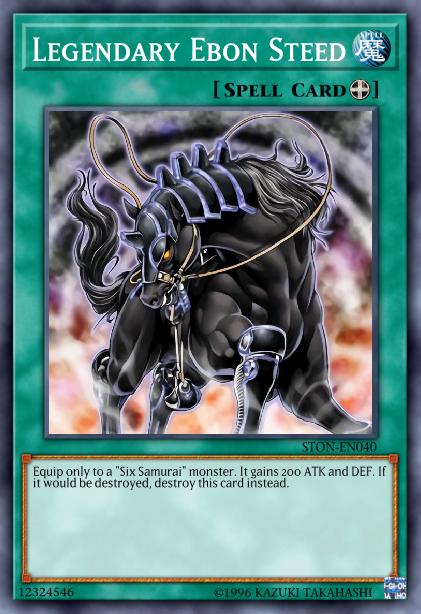 Legendary Ebon Steed - STON-EN040 - Common - 1st Edition