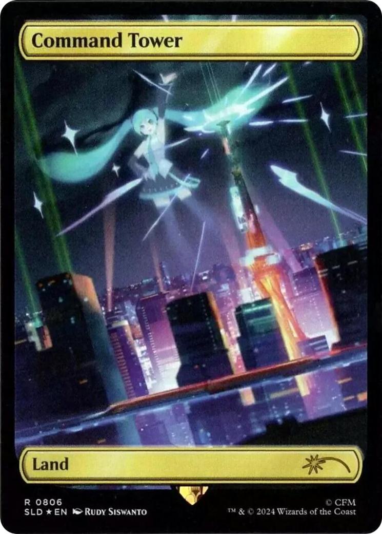 MTG 統率の塔/Command Tower 初音ミク Command Tower [0806] [Full Art] [Hatsune Miku: Digital Sensation