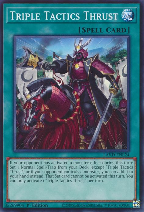 Triple Tactics Thrust - LAVD-ENL24 - Common - 1st Edition