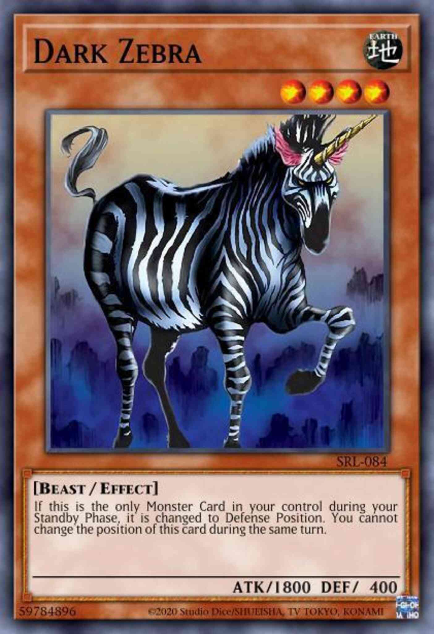 Dark Zebra - MRL-084 - Common - 1st Edition