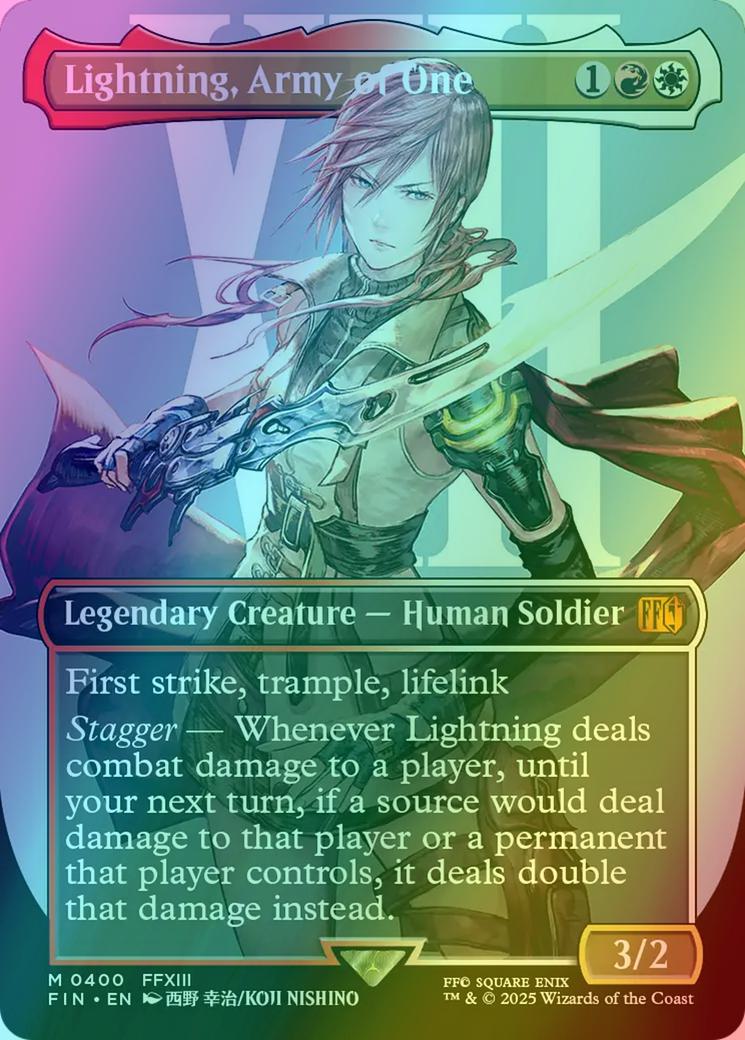 lightning mtg final fantasy Alcove Flip 100+: - Premium W | Accessories until your next turn Playmat Lightning - MTG Magic