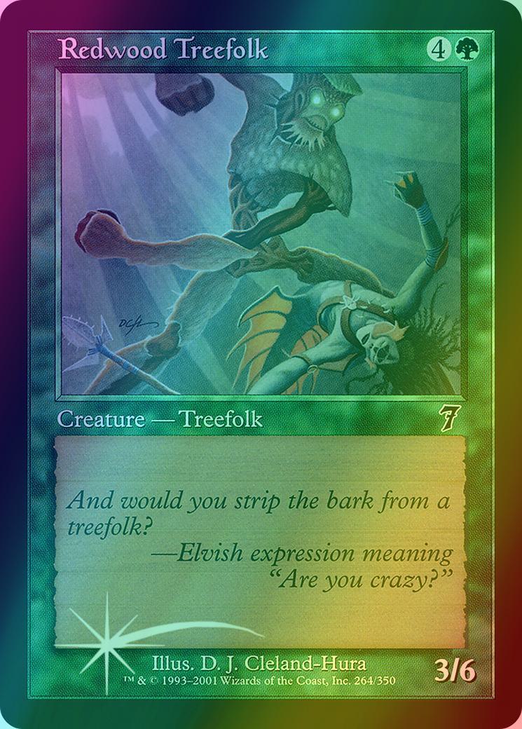 Redwood Treefolk [264x] [Seventh Edition] [Foil] – Face to Face Games
