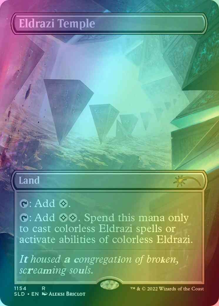 Eldrazi Temple [1154] [Borderless] [Aleksi Briclot] [Secret Lair