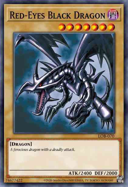 Red-Eyes B. Dragon - SDJ-001 - Ultra Rare - Unlimited