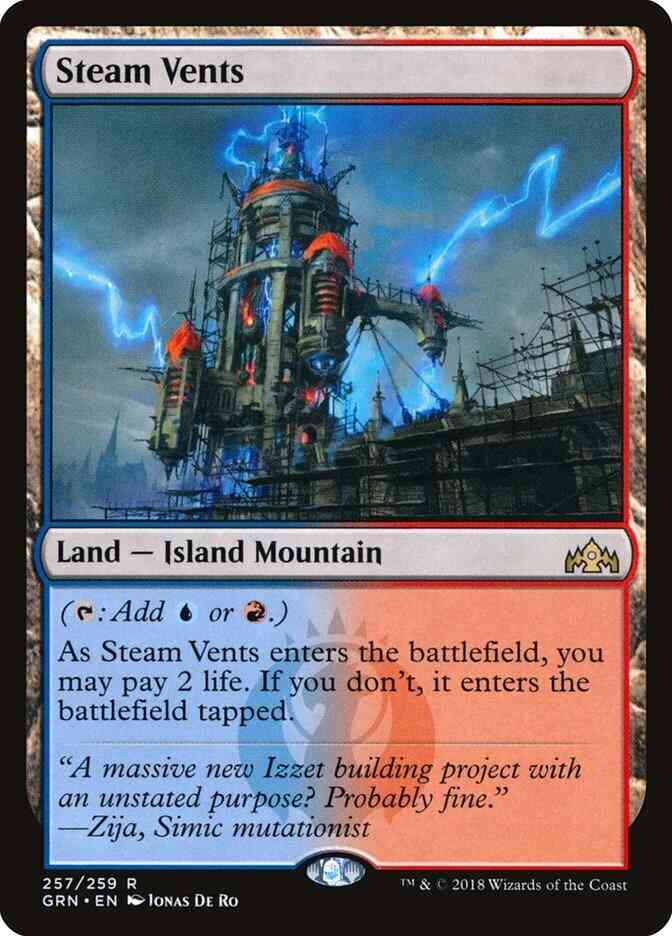 Steam Vents [257] [Guilds of Ravnica] [Non-Foil] – Face to Face Games