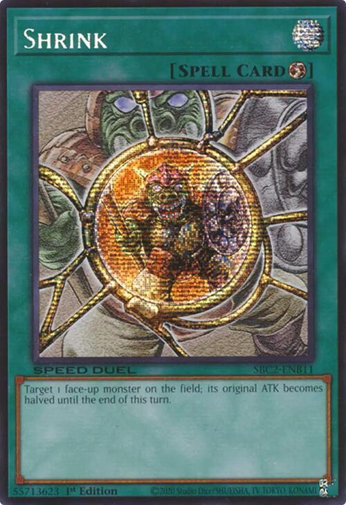 Shrink - SBC2-ENB11 - Prismatic Secret Rare - 1st Edition
