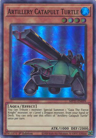 Artillery Catapult Turtle - MP21-EN099 - Super Rare - 1st Edition